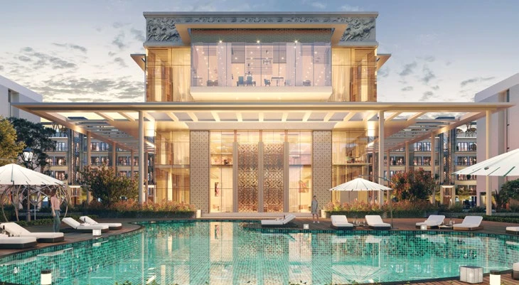 Pool at The Pavilion clubhouse